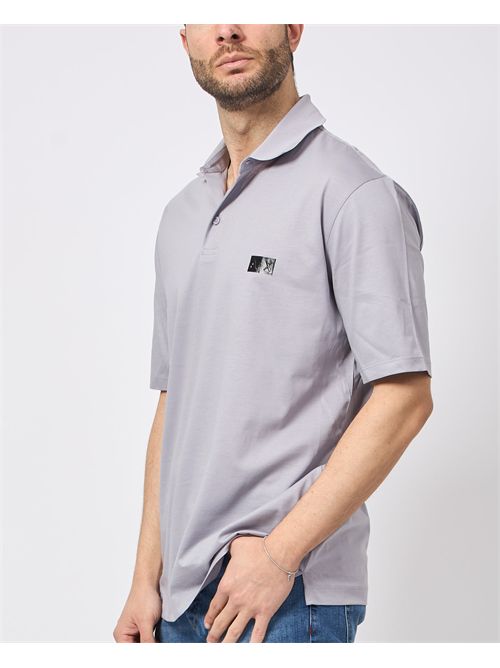 Polo uomo Armani Exchange con logo a contrasto ARMANI EXCHANGE | XM000484-AF10364UA047